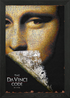 davinci code Framed Wall Art Poster Canvas Print Picture