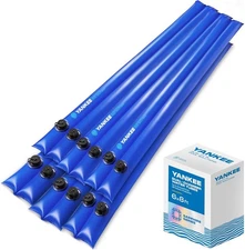 8 ft. Dual Chamber Pool Water Tubes for 8 (6 Pack), Blue 