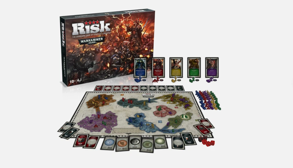 Warhammer 40K Risk Strategy Board Game - The Grimdark Game of Strategic Conquest - Image 3 of 4