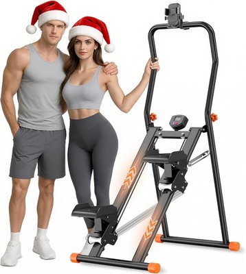 EPHESPORT Stair Stepper for Home Gym, 2.0 Stair Climber Machine with 3-Level Adj