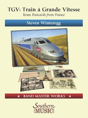 TGV (Train á Grande Vitesse) from Postcards from France Score & Parts Level 4
