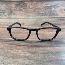 Warby Parker Arthur 100 Eyeglasses Jet Black Rectangular Frames 49-18-140