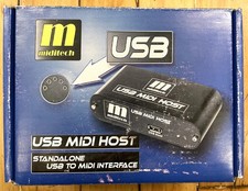 Miditech USB MIDI Host - Standalone USB to MIDI Interface - Brand New Sealed