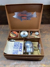 Vintage Airex Spinster Deluxe Spinning Outfit, Brochure Reel Accessories Kit