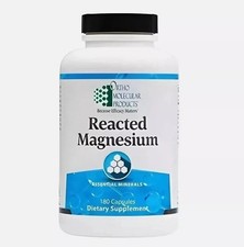 New Reacted Magnesium 180 Caps, Exp 2027 Brand New, FREE SHIPPING
