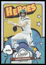 Aaron Rodgers 2024 Panini Prestige #7 Heroes New York Jets