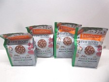 Instinct 4.5lbs Raw Boost Whole Grain High Protein Dog Food 05/2026 - Lot of 4