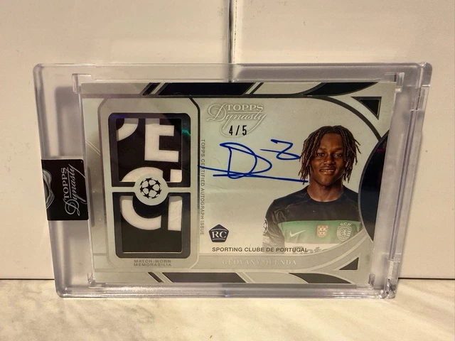 2025 Topps Dynasty Geovany Quenda On Card Auto Patch Black Parallel 4/5