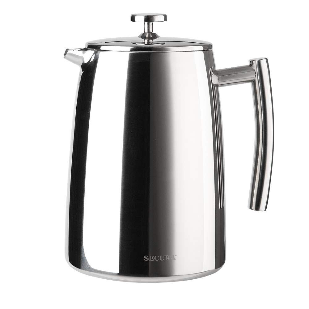 Coffee Maker 50oz Stainless Steel Insulated Travel Vacuum Secura