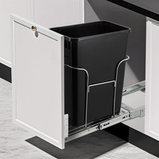 35L Under Counter Bin Soft Close Pull Out Kitchen Waste Recycling Cabinet UK