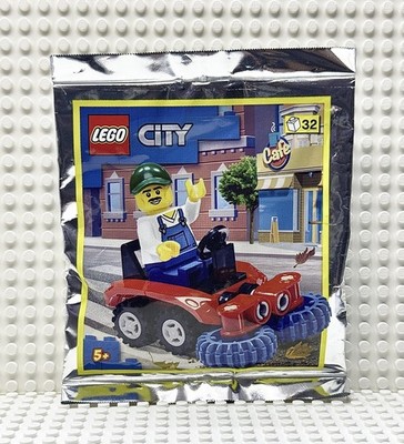 LEGO City - Minifigur Street Sweeper - cty1291 - Polybag - Neu und Ungeöffnet
