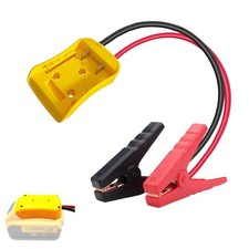 Jumper Cables with Adapter Compatible with Dewalt 20V Battery, 1.3FT 8AWG