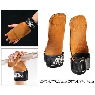 Weight Lifting Wrist Straps Adjustable Grip Support for Deadlift Pull up Gym 3mm