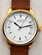 Rotary Heritage GS05983/31 Stainless Steel Watch Brown Leather Strap – Boxed