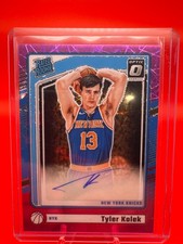 Tyler Kolek Panini Optic Rated Rookie Autograph Pink /79
