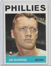 1964 Topps Jim Bunning - #265 - Phillies (EX)
