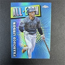 Topps 2025 Chrome All-Etch Insert Francisco Lindor #CAE-10 Mets Baseball Card