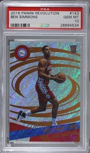2016-17 Panini Revolution Rookies Ben Simmons #143 PSA 10 GEM MT Rookie RC