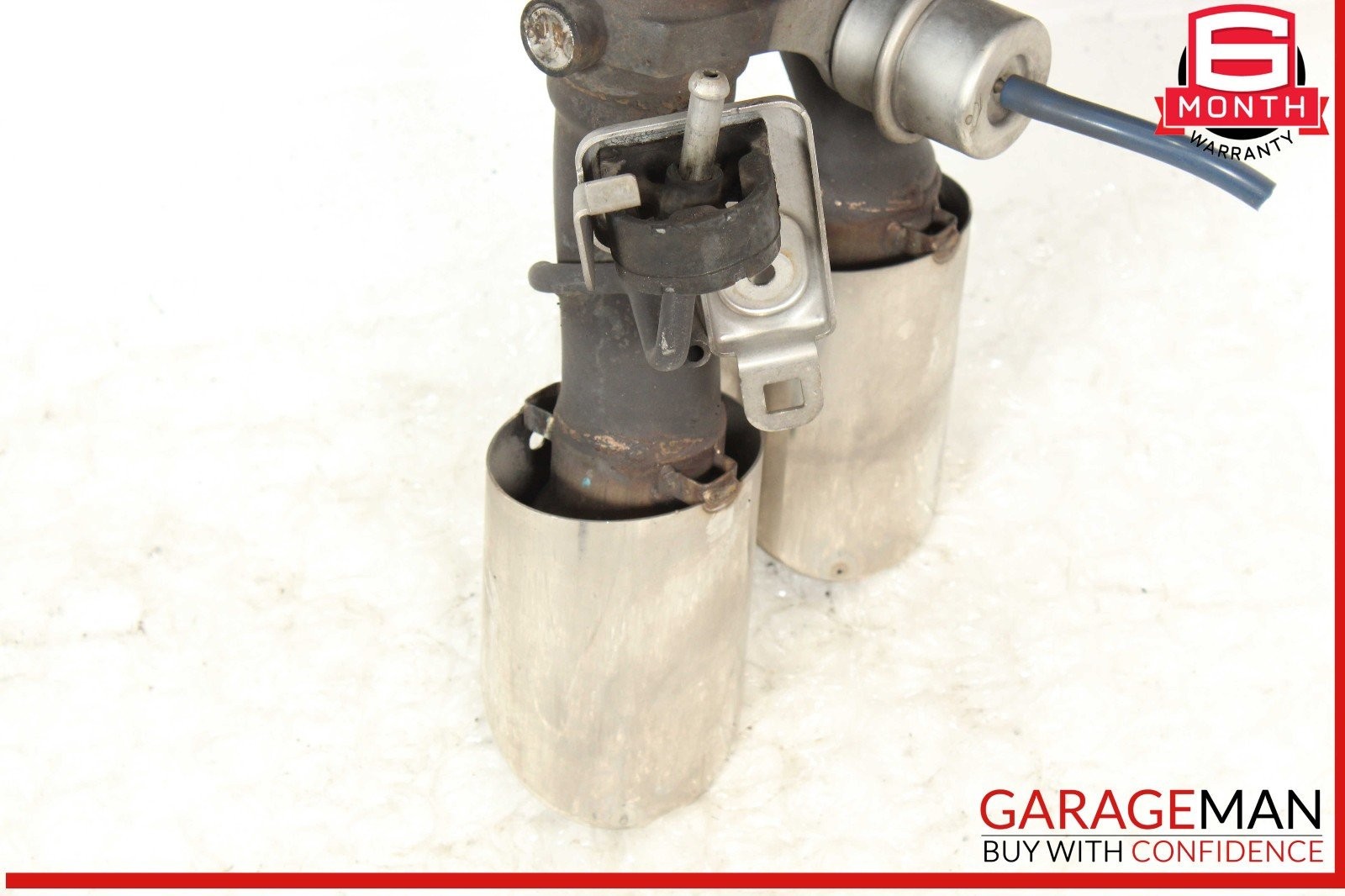 14-17 Maserati Quattroporte SQ4 Rear Right & Left Exhaust Muffler Dual Tip OEM