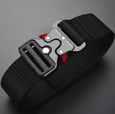 2pcs Tactical Quick Release Belt Real Nylon Outdoor Military Sports Unisex - NEW