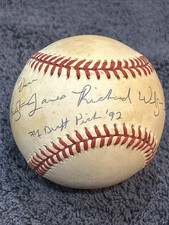 preston wilson signed baseball Full Name Inscription autograph ball auto y
