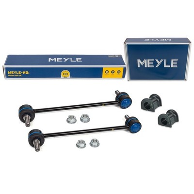 2x MEYLE HD Koppelstange + Ø 24mm Buchse für VW MULTIVAN TRANSPORTER T5 T6 vorne
