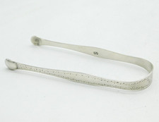 Hester Bateman George III Sterling Silver Sugar Tongs Antique London c1780