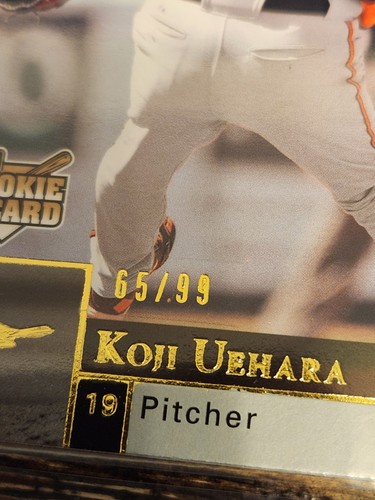 2009 Upper Deck Baseball # 941 Koji Uehara RC GOLD /99 (Lot x9) - BAL Orioles - Picture 6 of 10