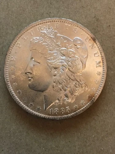 Nice Near Uncirculated & Uncertified 1885-O Morgan Silver Dollar