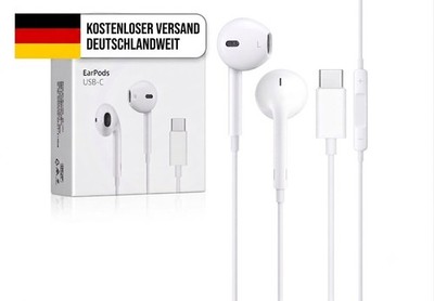 Original Apple EarPods mit USB-C TYP-C weiss für iPhone 15 16 17 Serien FONKEN