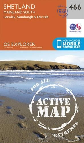 Shetland - Mainland South by Ordnance Survey (Sheet map, folded) - Image 4