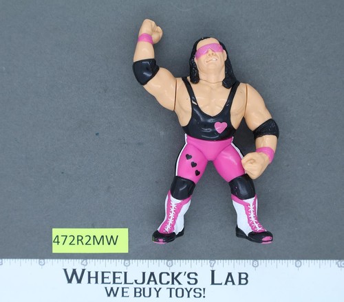 Bret Hart PINK HEART WWF WWE Hasbro Wrestling 1992...