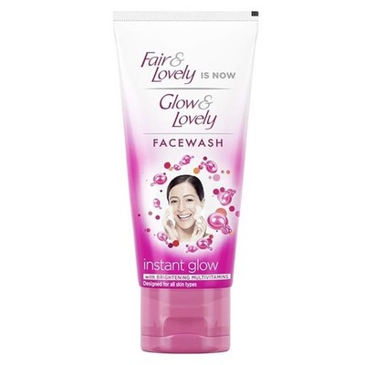 Pack of 2 X Glow & lovely Fairness Face Wash,50gm instant Glow with Brightening,