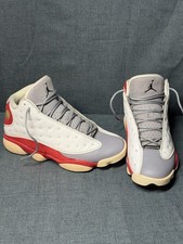 Air Jordan 13 Grey Toe Retro Size 8.5 Mens White Red Sneakers 2014 414571-126