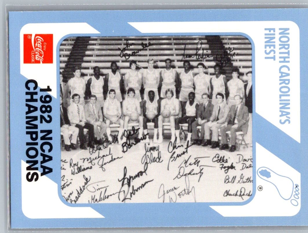 1989 Collegiate Collection North Carolina's Finest #200 1982 NCAA Champions