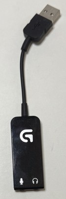 Logitech 7.1 Surround USB Sound Card A-00061 Adapter 881-000213 Dongle - Used!