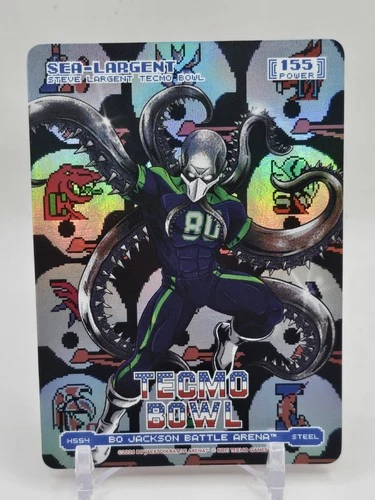 Sea-Largeant Helmet Short Print Bo Jackson Battle Arena Tecmo Bowl Steve Largent