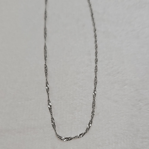 Sterling Silver Twisted Necklace