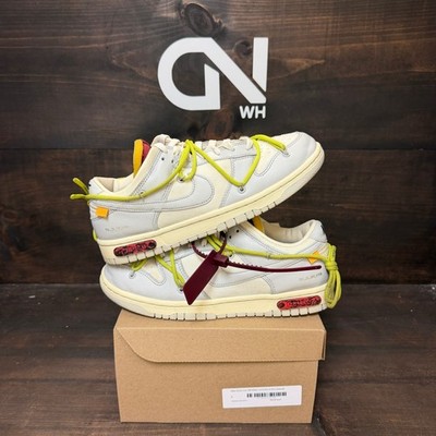 Nike Dunk Low Off-White 8 of 50 (Pre-Owned) - DM1602-106 Size 8 (No Box)