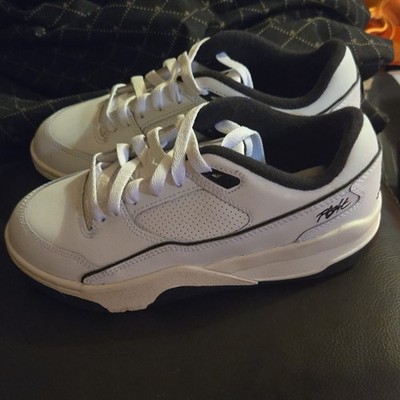 Jordan Boys Low Top Sneakers White Black Size 4.5Y