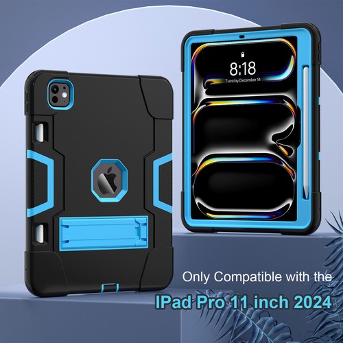 For iPad Pro 11 inch 2024-2025 Heavy Duty ShockproofKickstand Protection Case - 第 23/111 張圖片