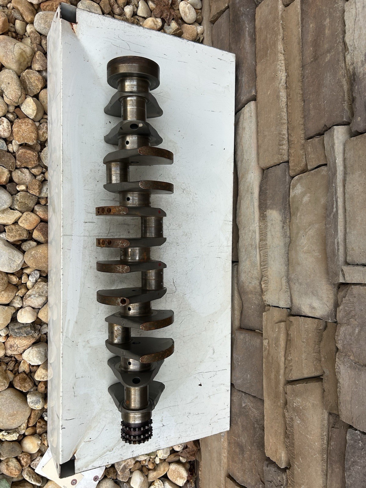LAMBORGHINI AVENTADOR CRANKSHAFT OEM 07M105019J 