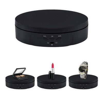 Mcbazel Motorized Rotating Display Stand,5.7inch 360 5.7 Inch, Black+5.7inch 
