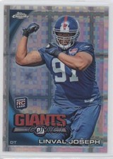2010 Topps Chrome Retail X-Fractor Linval Joseph #C22 1j2