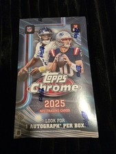 2025 Topps Chrome Football Hobby Box SEALED - IN HAND SHIPS NOW - NFL Licensed