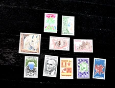 FRANCE  1973-76    S 1430+S 1444 1446-47+S 1508+S1580+S 1587+S 1596+S 1603  MNH
