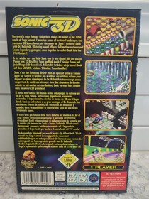 Sonic 3D: Flickies' Island Sega Saturn PAL 3D Blast Complete In box + Manual 