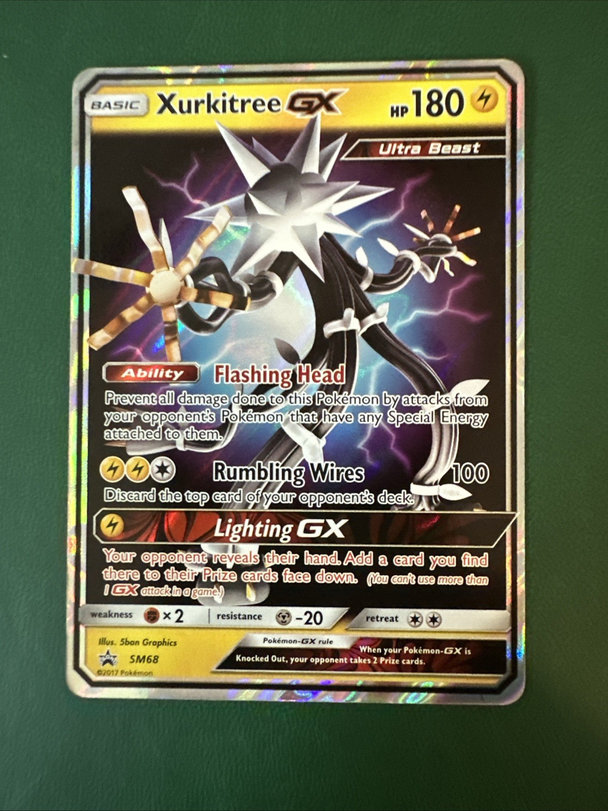 2017 Pokémon Xurkitree GX SM Promo #SM68