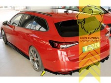 Rieger Heckansatz Heckspoiler Diffusor Flaps für Skoda Superb 4 NZ 3Y Limo Kombi