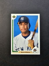1990 Upper Deck 🔥 Bernie Williams Rookie Card #11 New York Yankees
